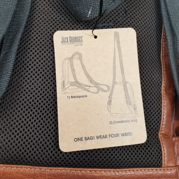 JACK GEORGES Voyager Convertable Crossbody/Backpack - Picture 12 of 12